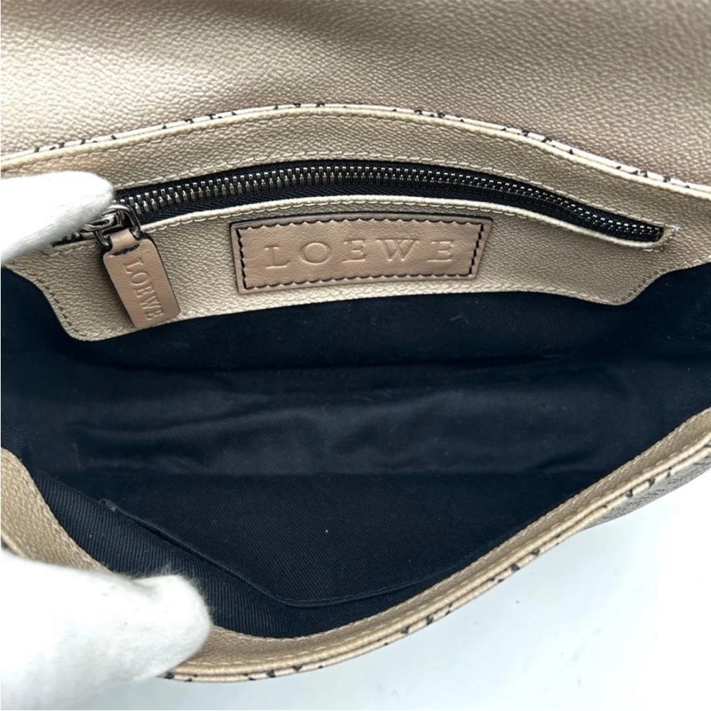 Loewe Beige Patterned Shoulder Bag - image 12